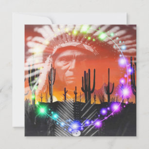 Native American Ghost Dance  Card