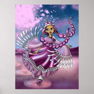 Native American Girl Poster