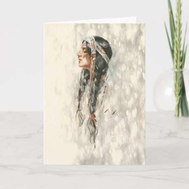 Native American Greeting Card (Front)
