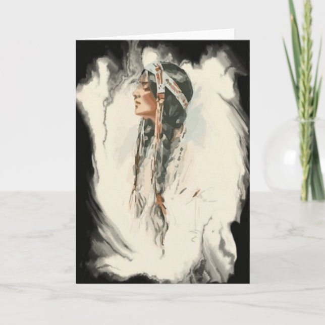 Native American Greeting Card (Front)