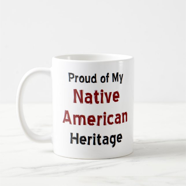 native american heritage coffee mug (Left)