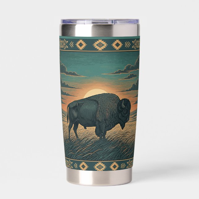 Native american heritage insulated tumbler (Front)