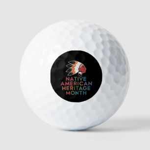 Native American Heritage Month Honouring Culture Golf Balls