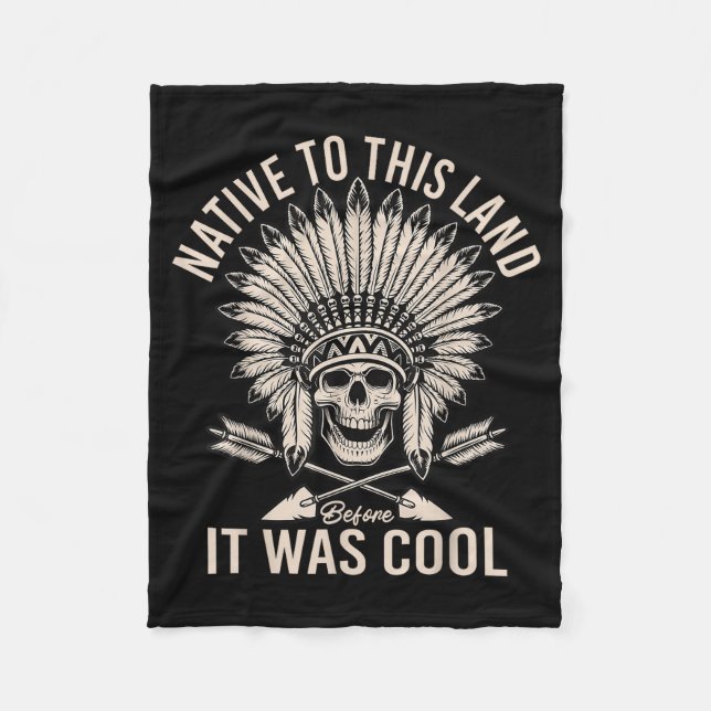 Native American Heritage Month Native Pride  Fleece Blanket (Front)