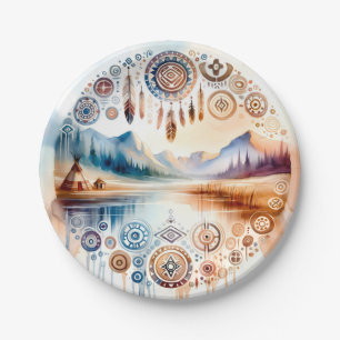 Native American Heritage Month Paper Plate