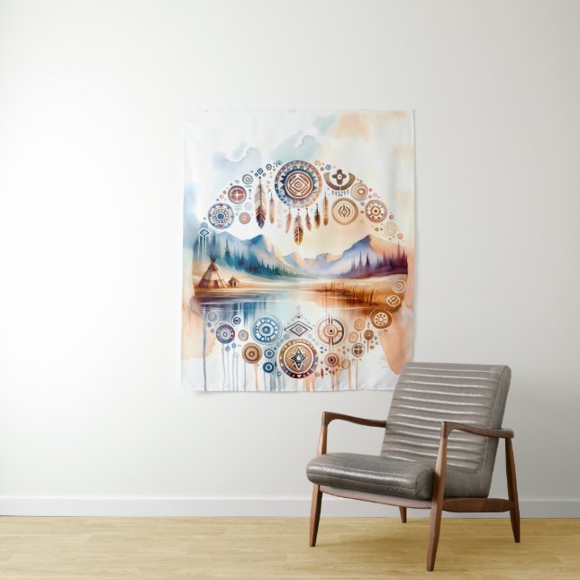 Native American Heritage Month Tapestry (In Situ)