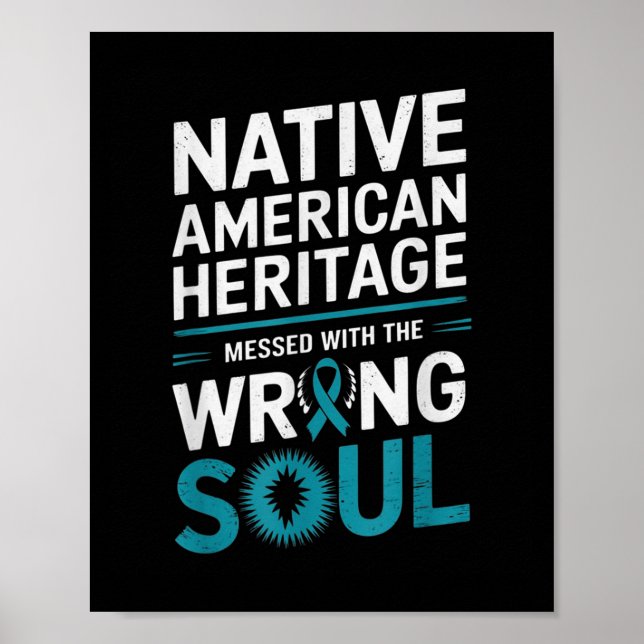 Native American Heritage Suicide Prevention Awaren Poster (Front)