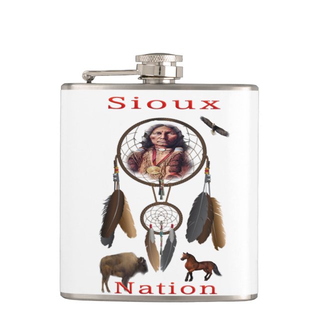 Native American Hip Flask (Front)