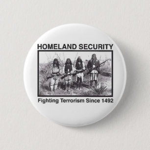 Native American Homeland Security T-shirts 6 Cm Round Badge