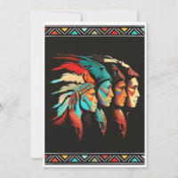 Native American Horse Invitations