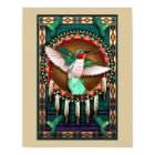 Native American Hummingbird Poster art