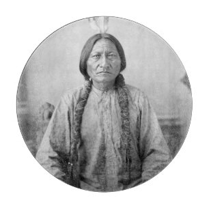 Native American Icon: Lakota Leader Sitting Bull   Cutting Board
