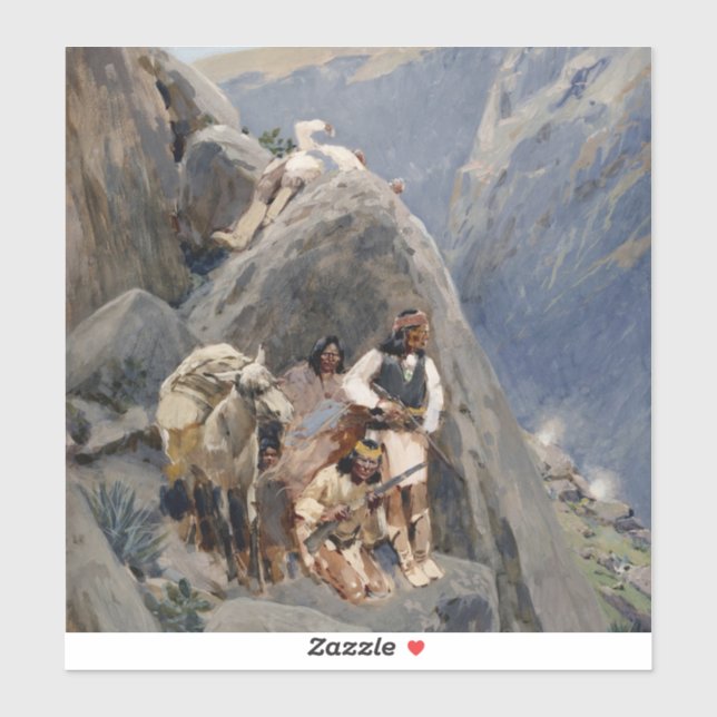 Native American Icons: Apache Warriors, US Cavalry (Sheet)