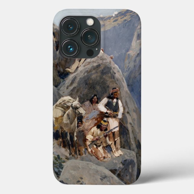 Native American Icons: Apache Warriors, US Cavalry Case-Mate iPhone Case (Back)