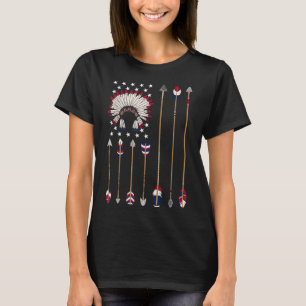 Native American Indian 4th Of July Indigenous Amer T-Shirt
