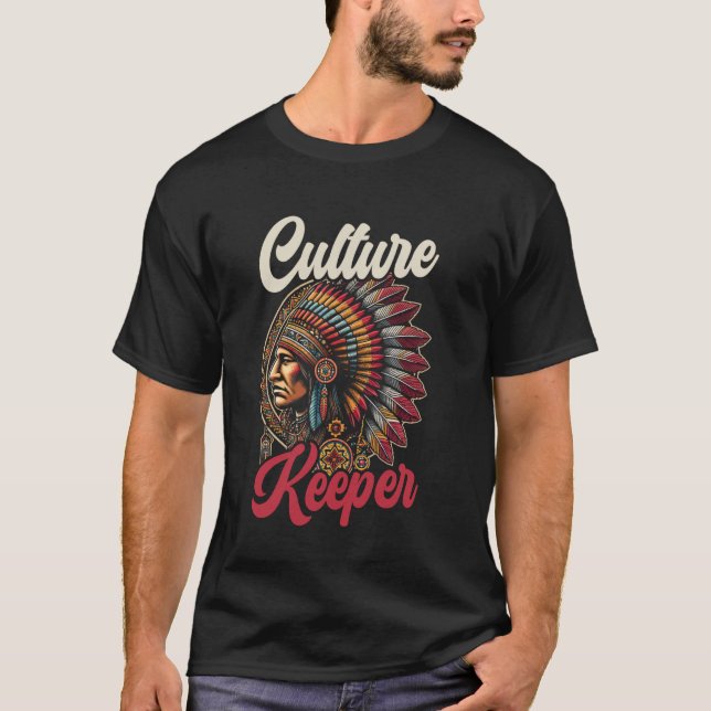 Native American Indian Cherokee Apache Tribe Indig T-Shirt (Front)