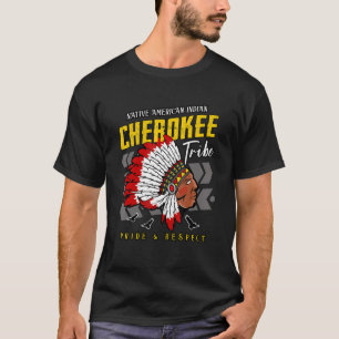 Native American Indian Cherokee Tribe Pride And Re T-Shirt