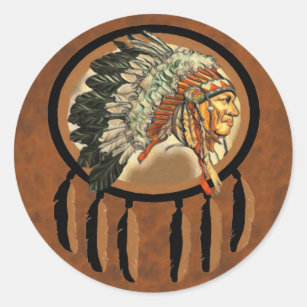 Native American Indian Stickers | Zazzle AU