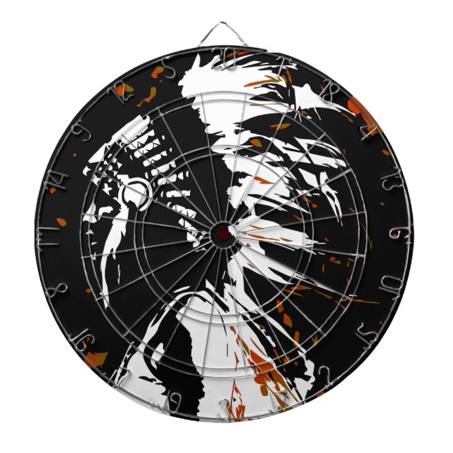 Native American Indian Dartboard (Front)