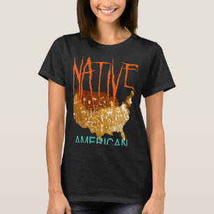 Native American Indian Ethnic Cave Art T-Shirt
