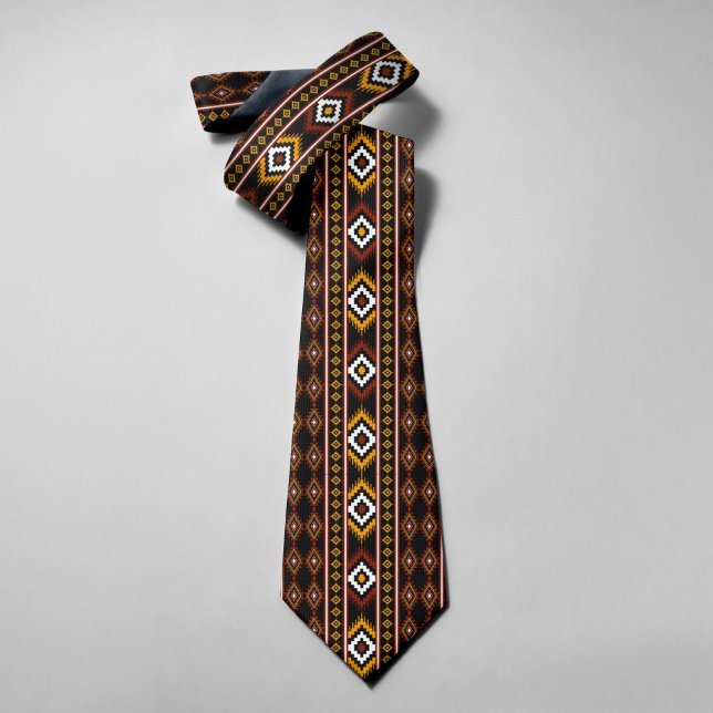 Native American Indian Geometric Pattern Tie (Creator Uploaded)