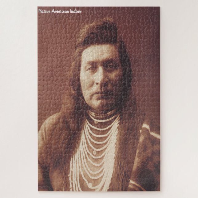 Native American Indian Jigsaw Puzzle (Vertical)