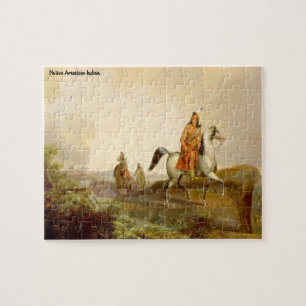 Native American Indian Jigsaw Puzzle