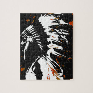 Native American Indian Jigsaw Puzzle