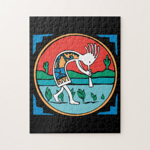 Native American Indian Kokopelli Jigsaw Puzzle