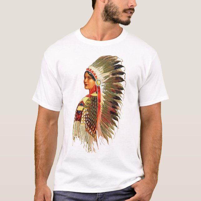 Native American Indian Princess T-Shirt (Front)