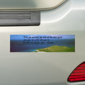 Native American Indian Proverb Bumper Sticker (On Car)