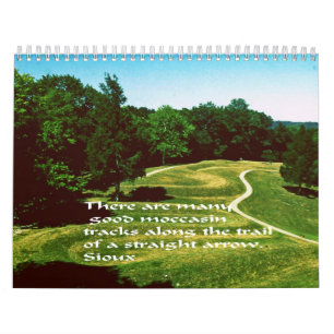 native American Indian Proverbs Calendar