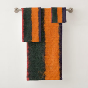 Native American Indian rainbow colour Bath Towel Set