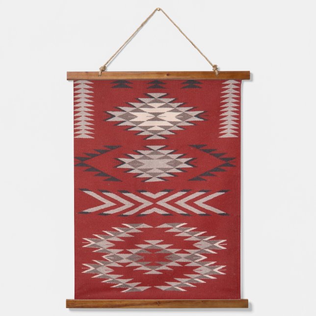 Native American Indian Southwest Art Wall Hanging Tapestry (Front)