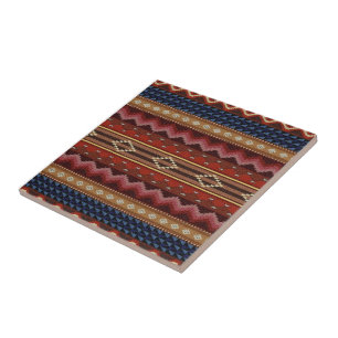 Native American Indian Southwest Pattern Ceramic Tile