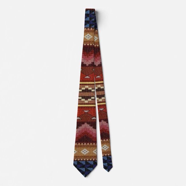Native American Indian Southwest Pattern Tie (Front)