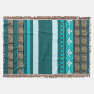 Native American Indian Thunderbird Throw Blanket
