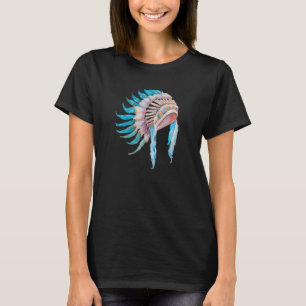 Native American Indian Traditional Feather Tribal T-Shirt