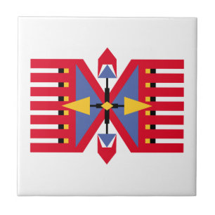 native american indian traditional textile motif s ceramic tile