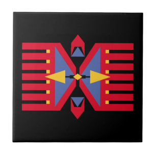 native american indian traditional textile motif s ceramic tile