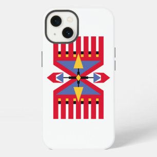 native american indian traditional textile motifs iPhone 13 case