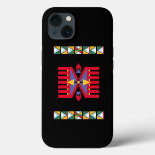 native american indian traditional textile motifs iPhone 13 case