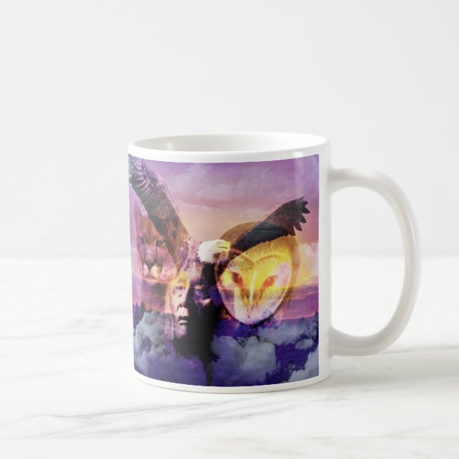 Native American Indian Warrior Coffee Mug (Right)