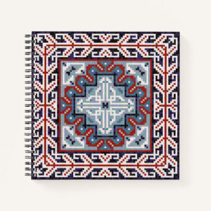 Native American Indians Navajo Pattern Notebook