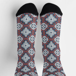 Native American Indians Navajo Pattern Socks