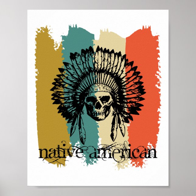 Native American Indigenous First Nation Indian Poster (Front)