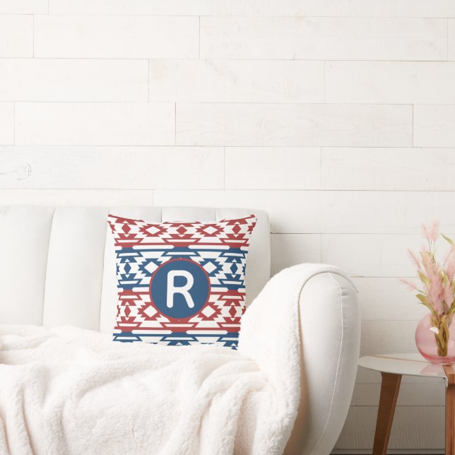 Native American Inspired, Timeless Tribal Patterns Cushion (Couch)