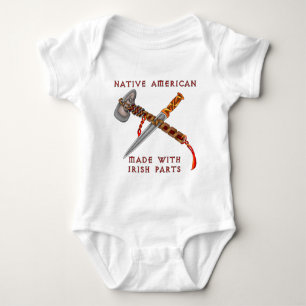 Native American/Irish Baby Bodysuit