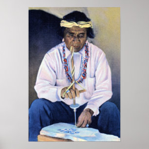 Native American Jeweller Poster
