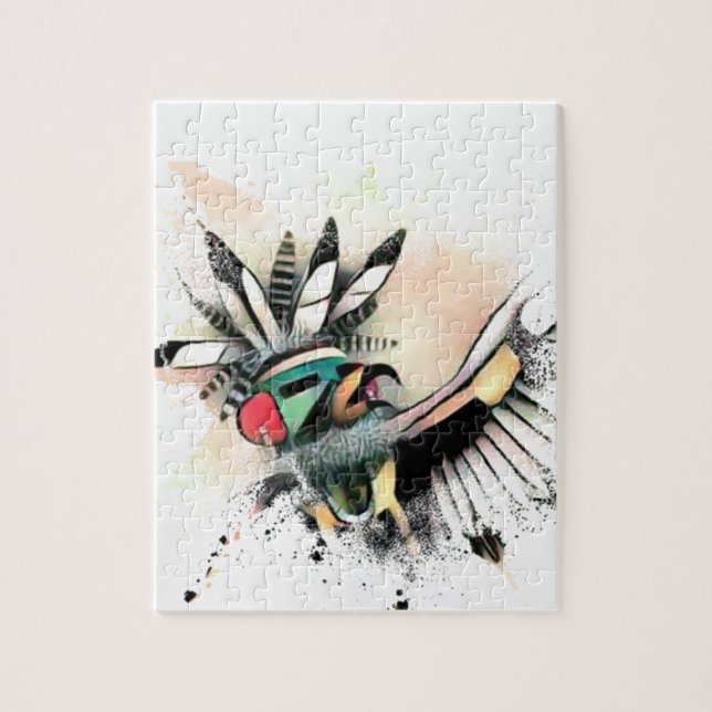 Native American Kachina Dancer Jigsaw Puzzle (Vertical)